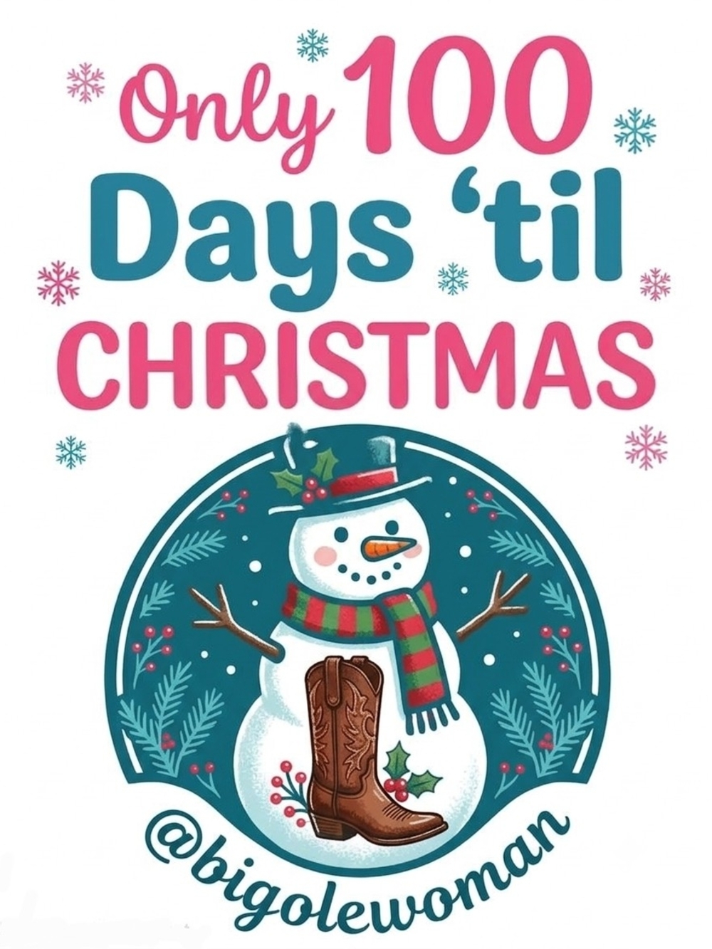 Only 100 Days 'til Christmas